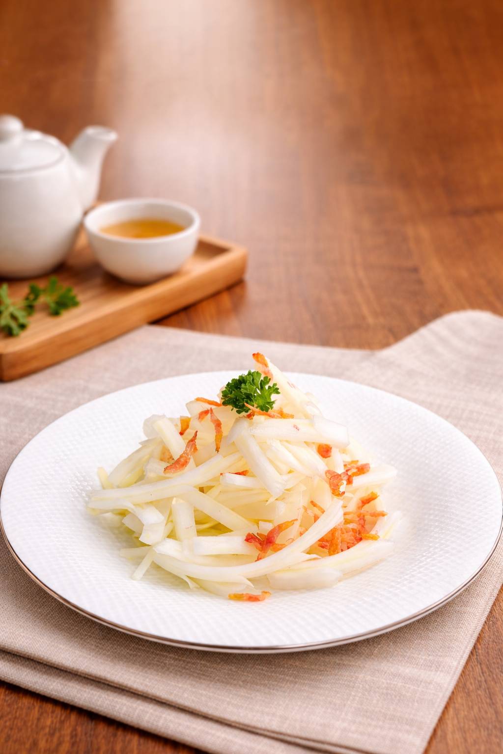 桜えびとミニ白菜の前菜